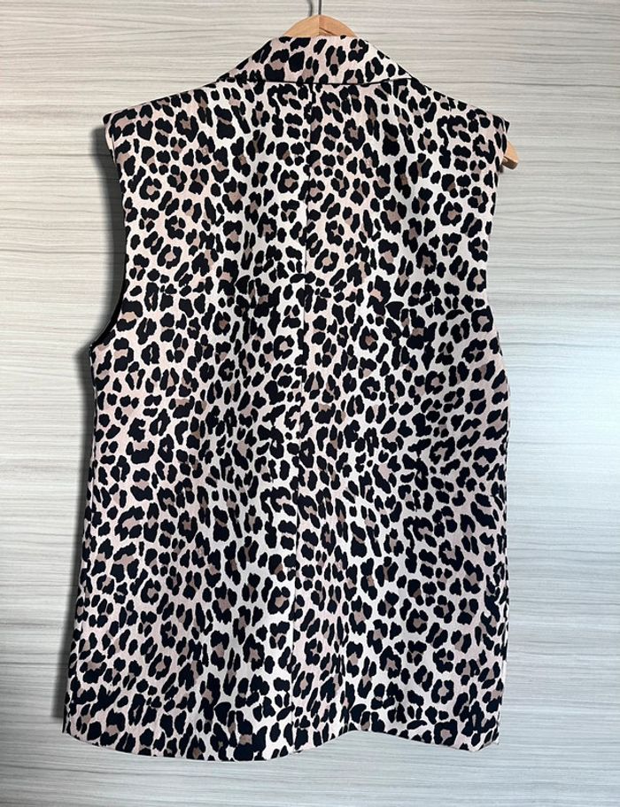 Veste sans Manches Imprimé Animalier Made in Italy - photo numéro 6