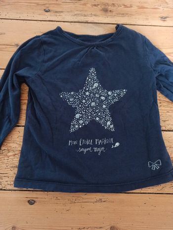 T-shirt manches longues Sergent major 3 ans