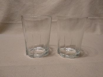 2 verres à eau