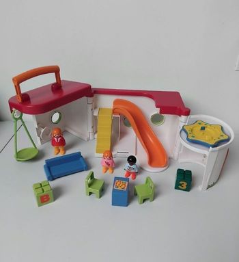 PLAYMOBIL 123 Garderie Jeux Enfants Transportable Junior 
