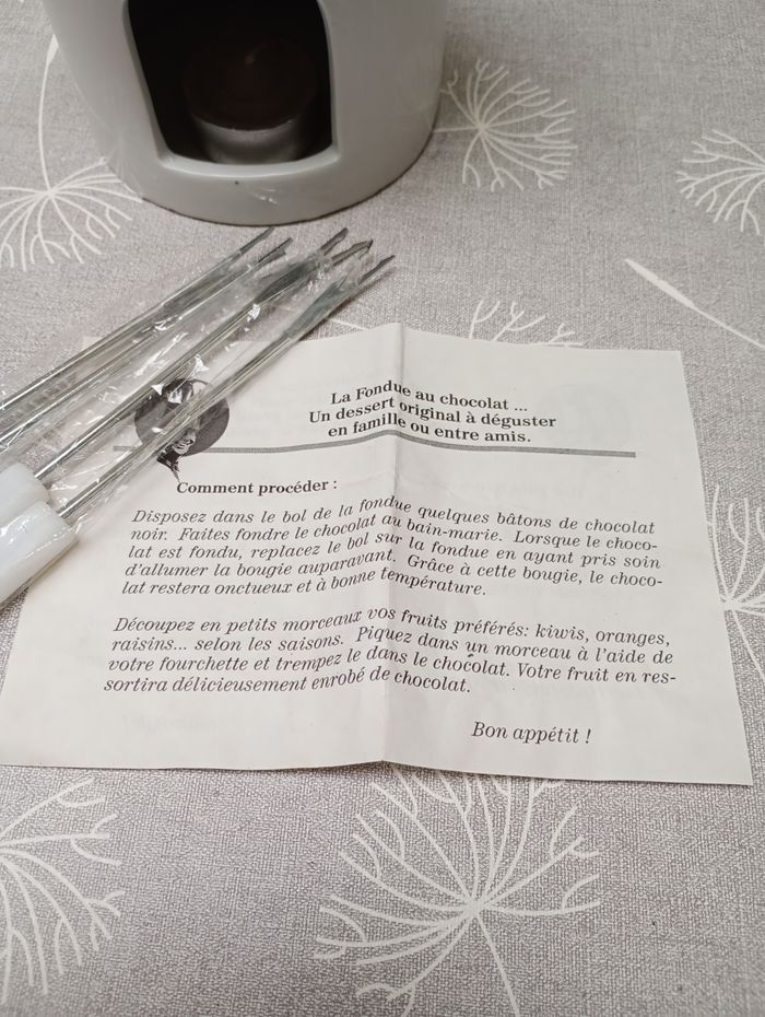 Fondue chocolat bougie - photo numéro 2