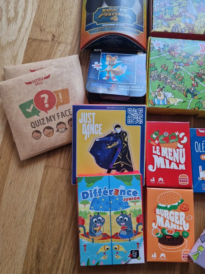 Lot petits jeux fast food - photo numéro 2