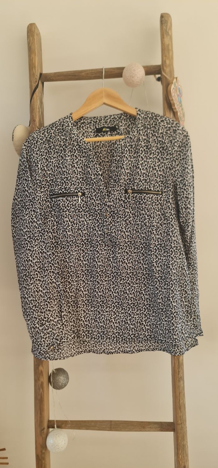 Blouse lépard Mim taille 42 XL