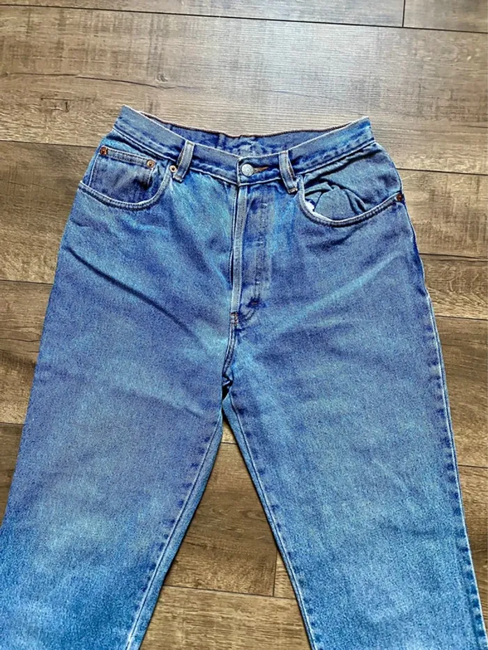 Jean vintage 40 trade mark kie bleu brut - photo numéro 2