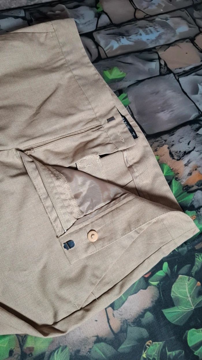 Pantalon beige Zara - photo numéro 9