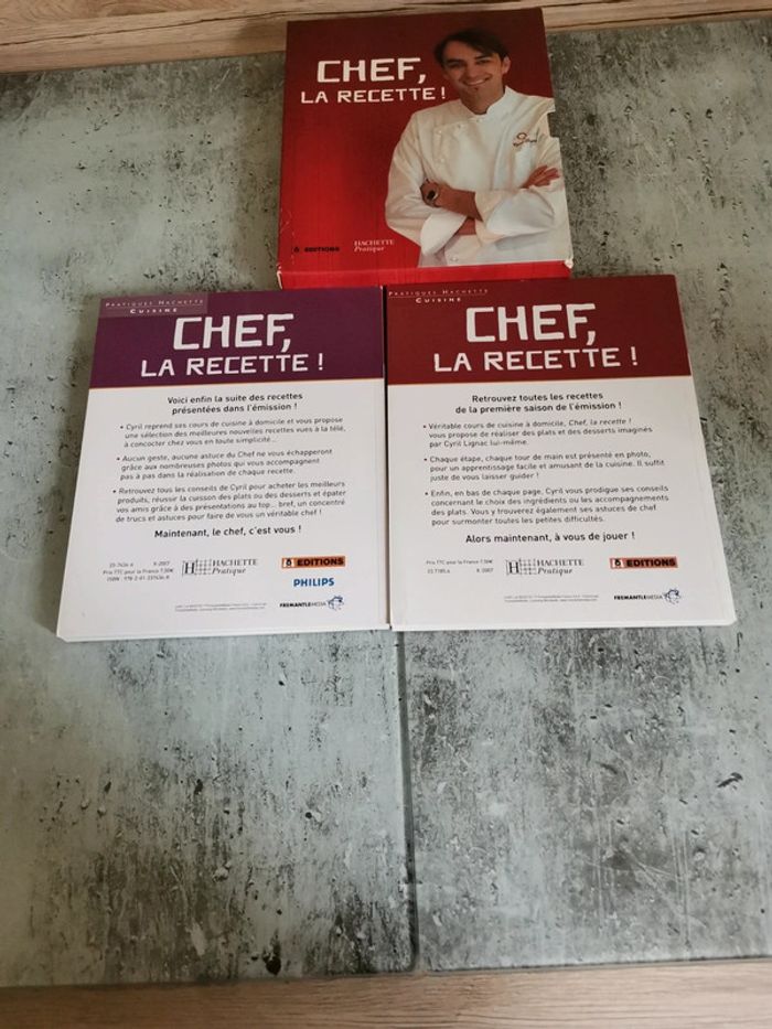Coffret 2 livres recettes cyril Lignac - photo numéro 4