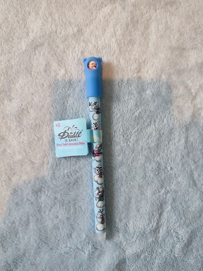 Stylo twist effaçable bleu 🐭 Diddl is back