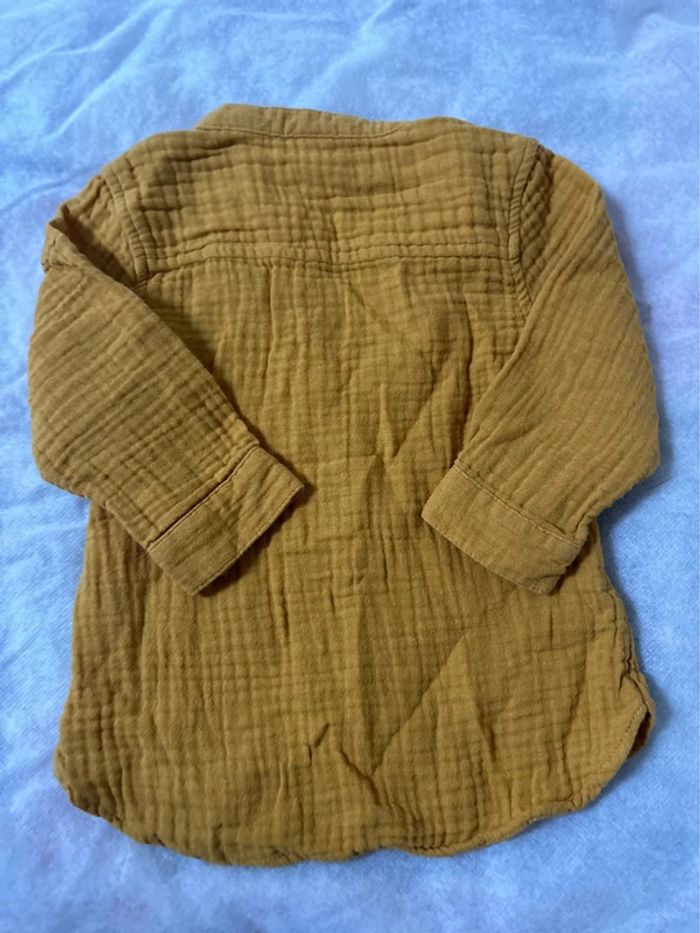 Chemise moutarde 6 mois orchestra - photo numéro 3