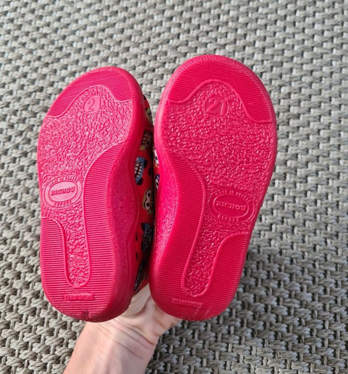 Chaussons voitures rouges - T 21 - photo numéro 5