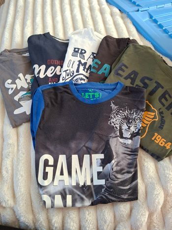 Lot de 6 tee shirts manches longues 12 ans