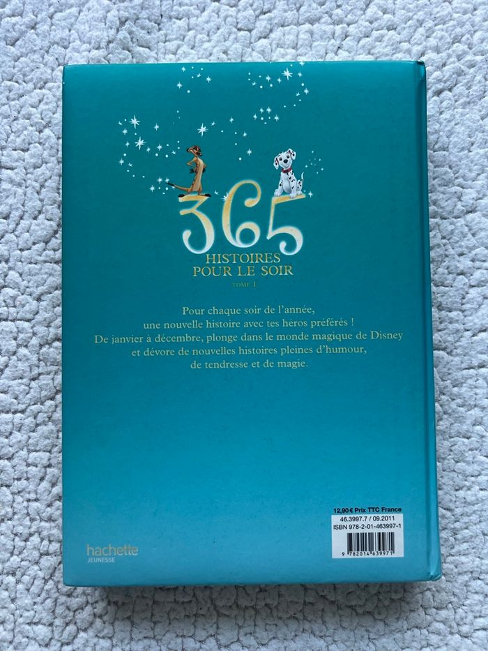 365 Histoires pour le soir Tome 1 Disney - photo numéro 2