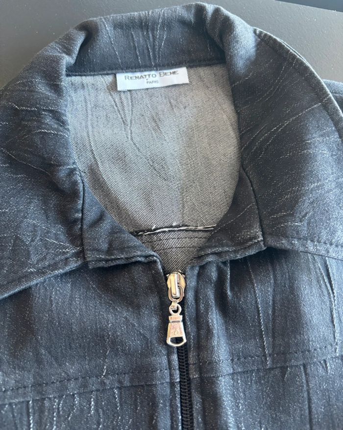 Veste en jeans sans manche T38 - photo numéro 4