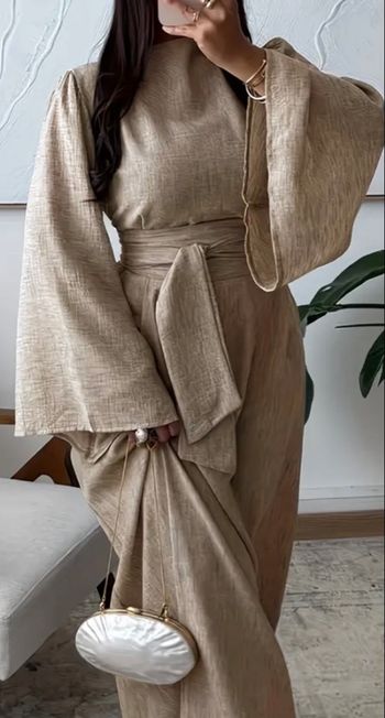 Robe beige 