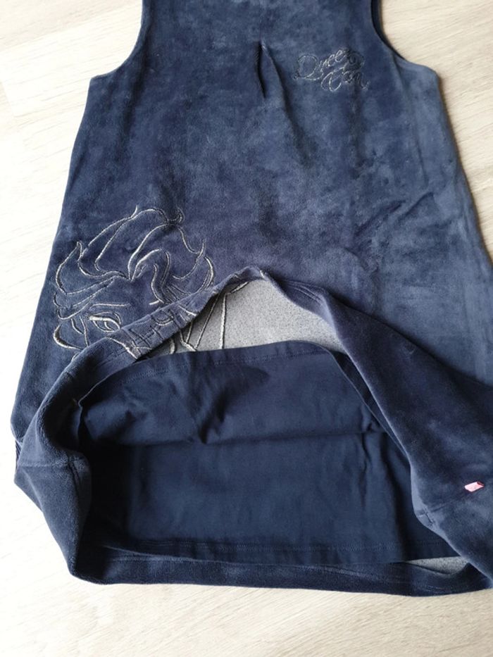 Robe velours Bleu Marine 7-8 ans - photo numéro 9