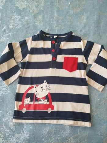 Tee-shirt garçon manche longue