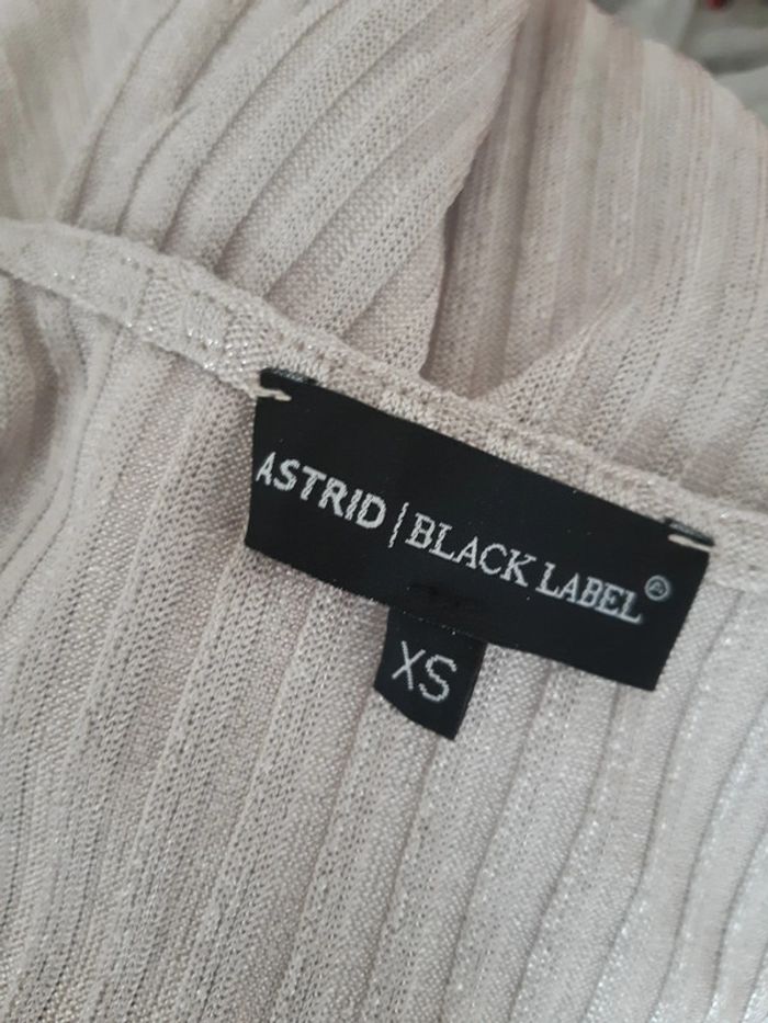 Débardeur côtelé Astrid Black Label T34 - photo numéro 5
