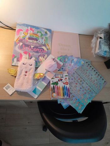 Lot loisirs créatifs licorne