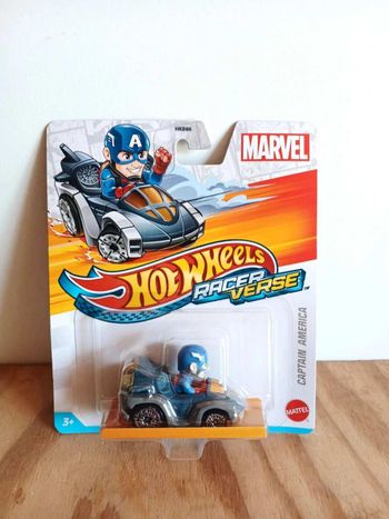 Voiture Mattel Hot Wheels Racer Verse Marvel Captain America 1:64