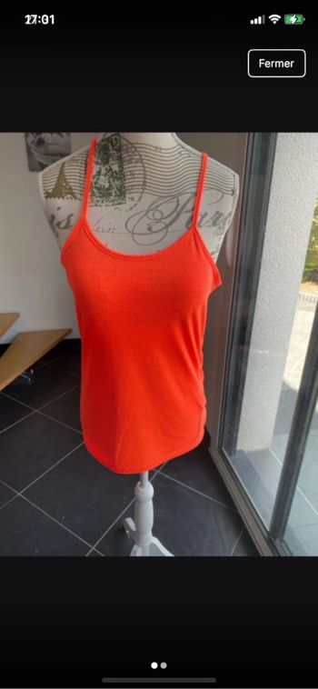 Débardeur Cache Cache orange taille S