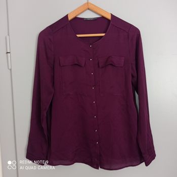 Blouse violet foncé t36