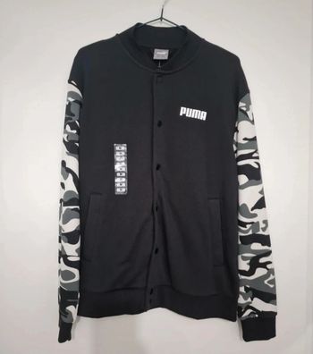 Baseball jacket Puma black homme taille M