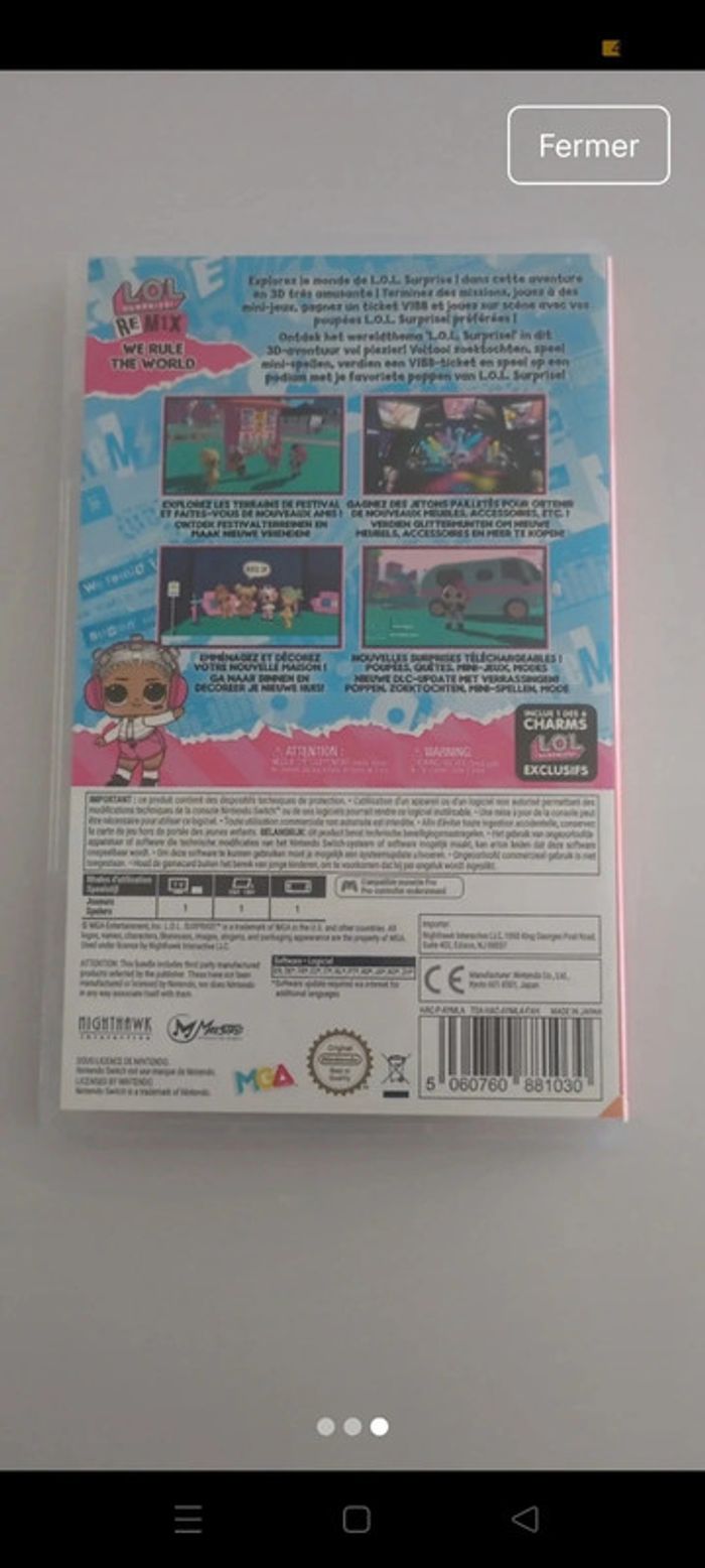 Jeu Nintendo Switch lol surprise - photo numéro 3
