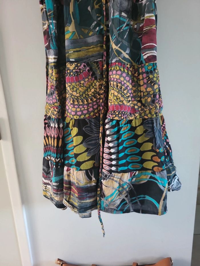 Robe été dos nu multicolore 36 38 - photo numéro 4