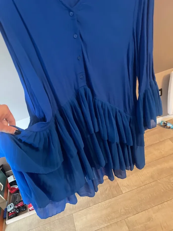 Robe Zara bleu - photo numéro 2