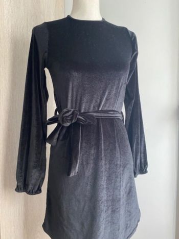 Robe velours noir