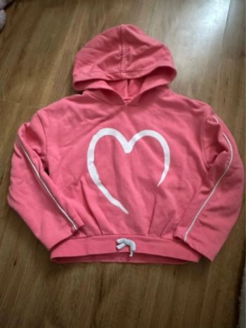 Pull Sweat court fille okaidi 6 ans rose