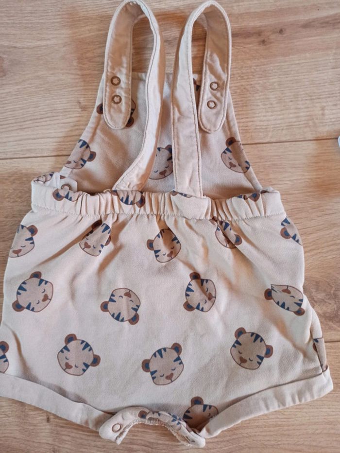 Ensemble garçon barboteuse short salopette bodie polo - photo numéro 6