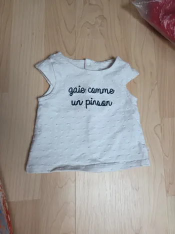 Tee shirt okaidi 3mois fille