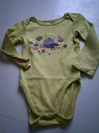 Body manche longue taille 18 mois -ORCHESTRA
