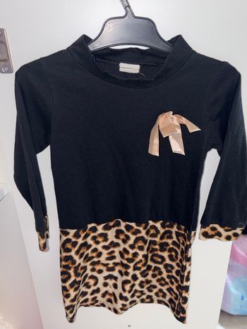 Robe léopard 3/4 ans 