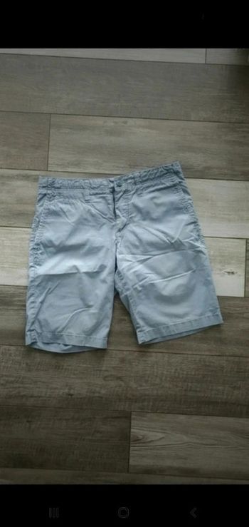 Short bleu turquoise/gris en coton - Celio - taille 36