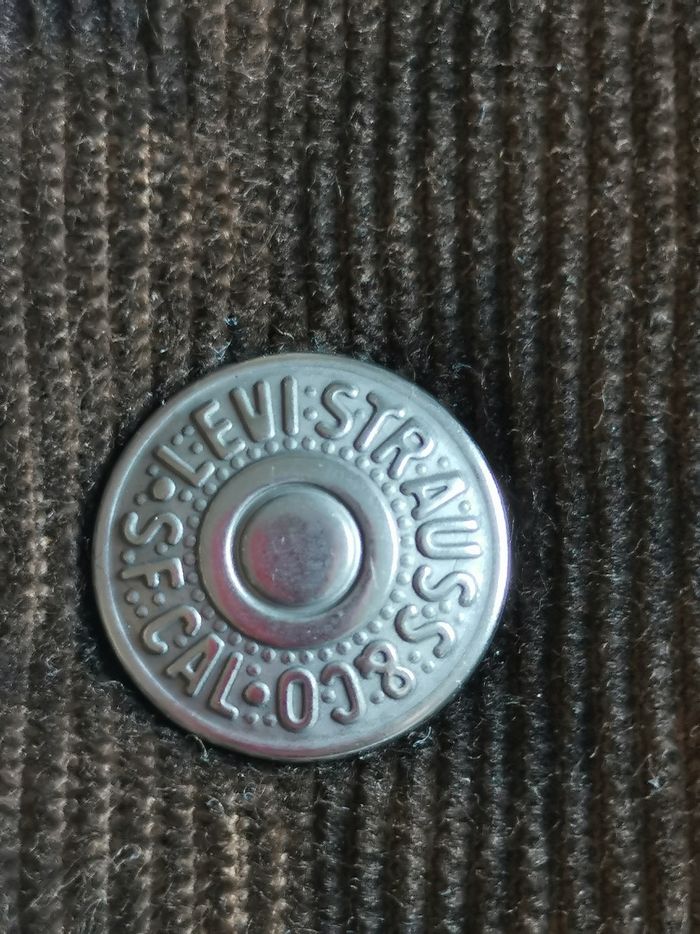 Blouson Levi’s Trucker Sherpa homme – Velours côtelé marron – Taille M - photo numéro 3