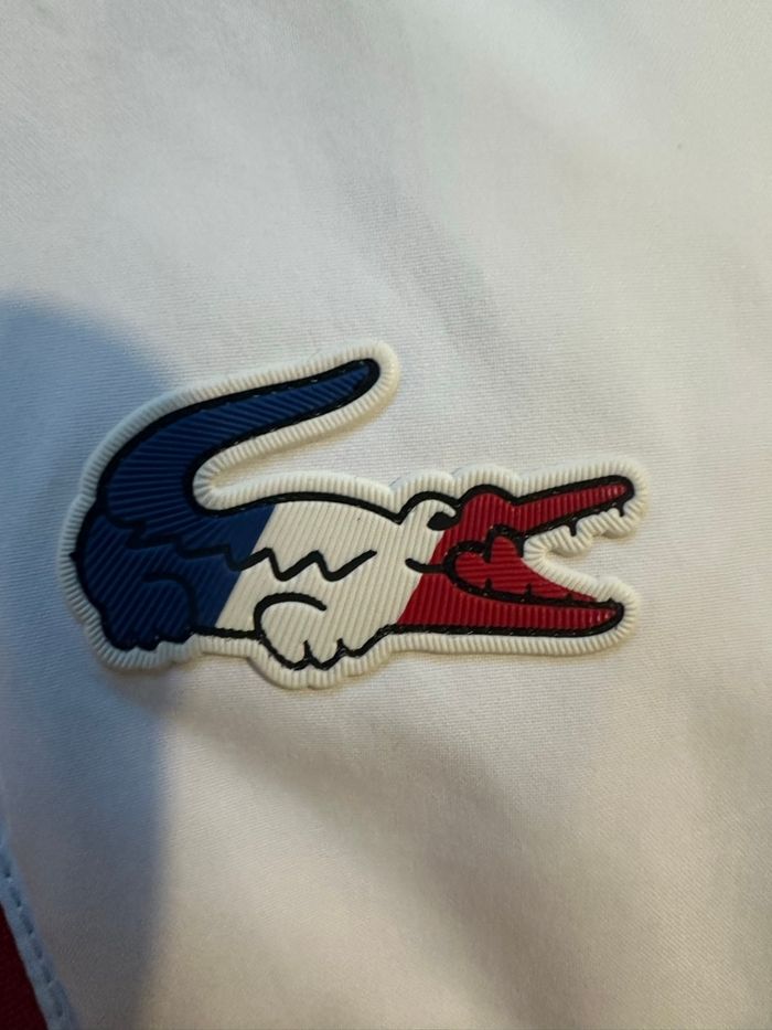 Doudoune Lacoste blanche taille XS  jeux olympique 2018 - photo numéro 2