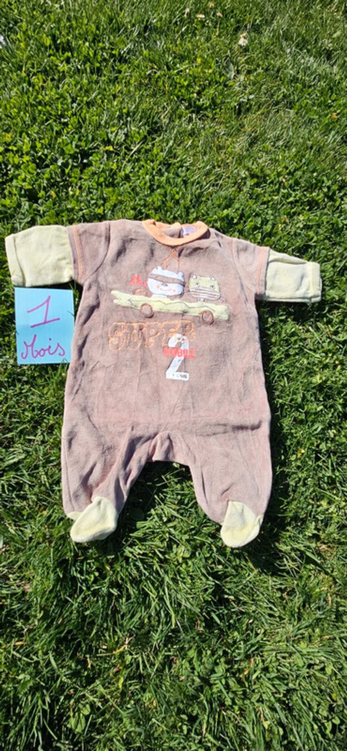 Pyjama garçon 1 mois - photo numéro 4
