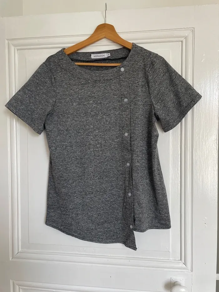 T-shirt asymétrique Miss Look taille M