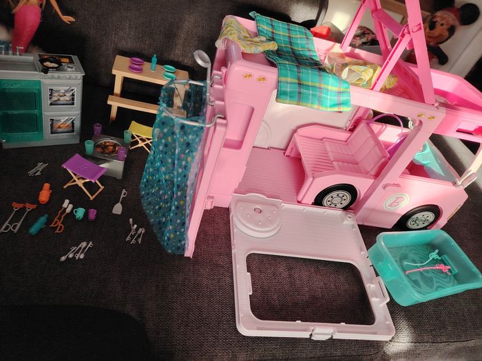 Camion camping car barbie - photo numéro 4
