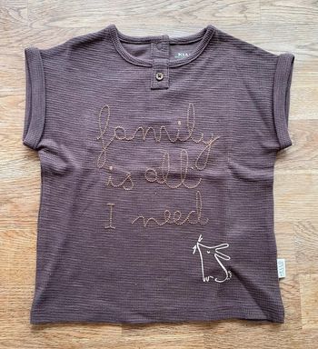 Tee-shirt gaze de coton 18 mois