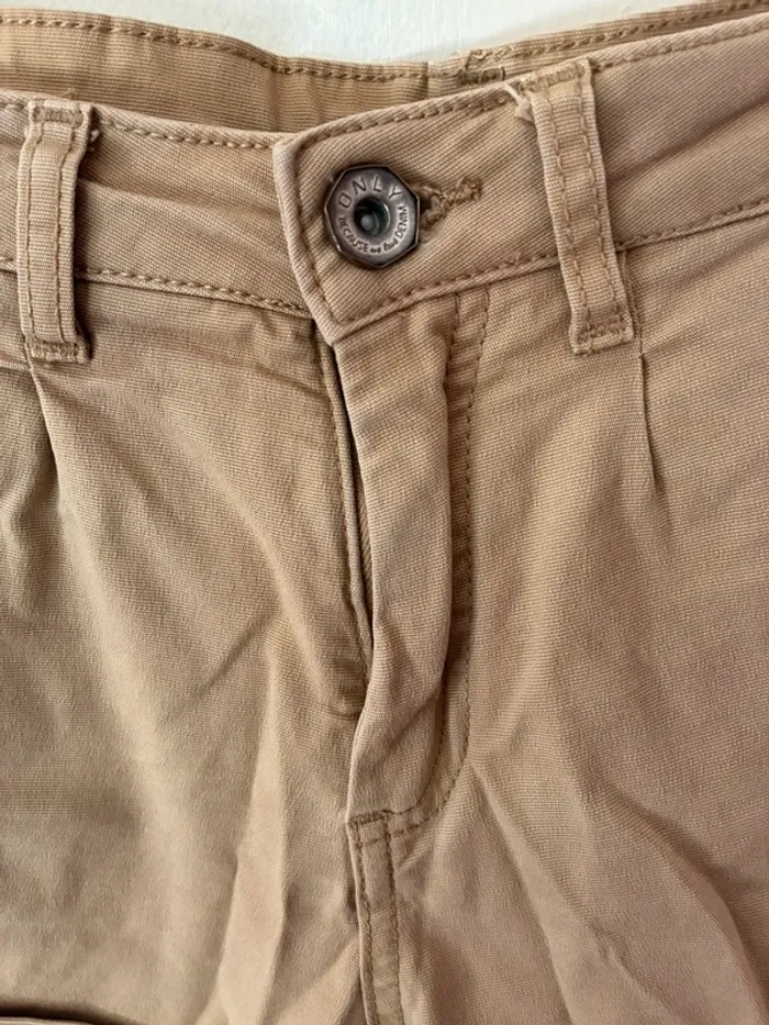 Short jeans marron clair, 34, Only. - photo numéro 3