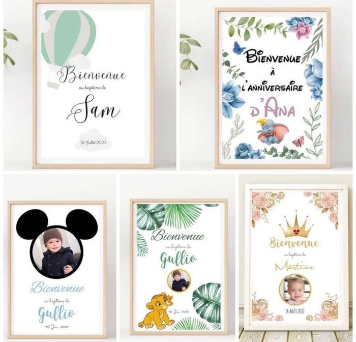 Affiches personnalisées naissance - photo numéro 4