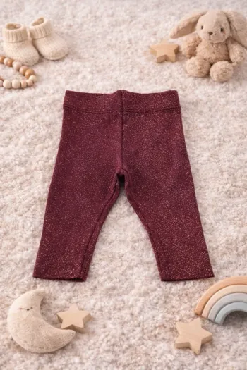 Legging bébé 3 mois – pailleté – très mignon