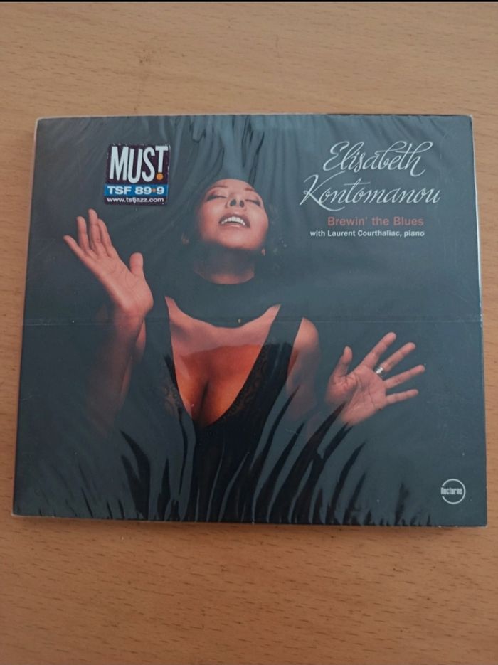 Cd Elisabeth Kontomanou brewin' the blues laurent courthaliac