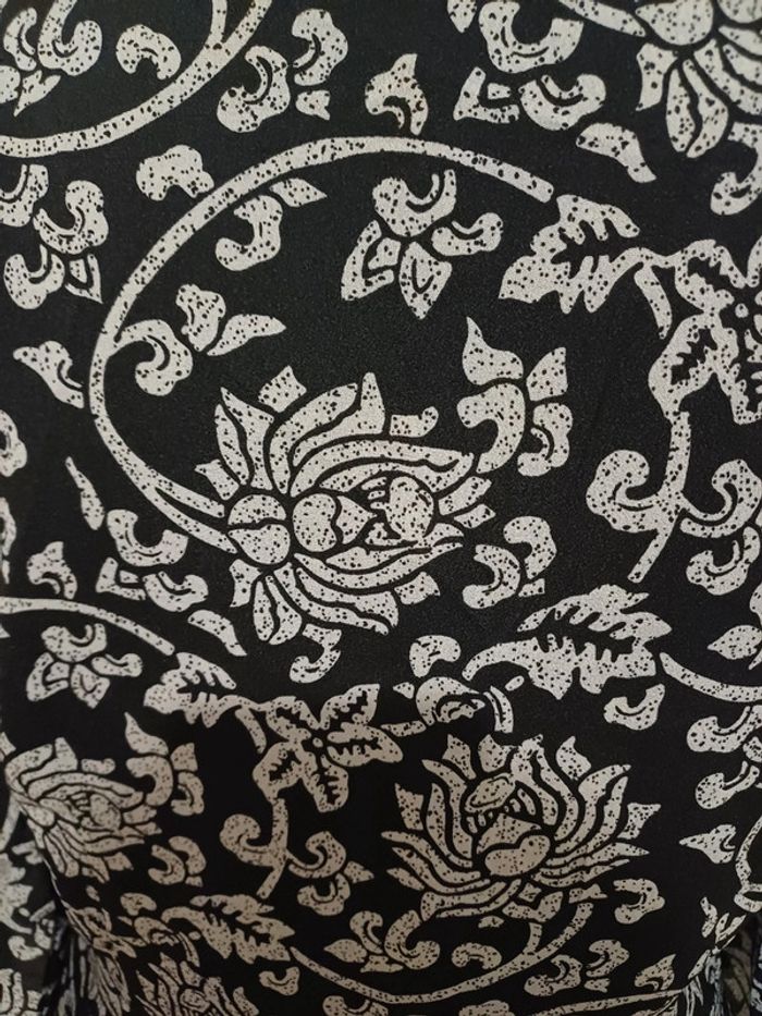 Robe noire chic à motifs Influencer taille S 36 - photo numéro 14