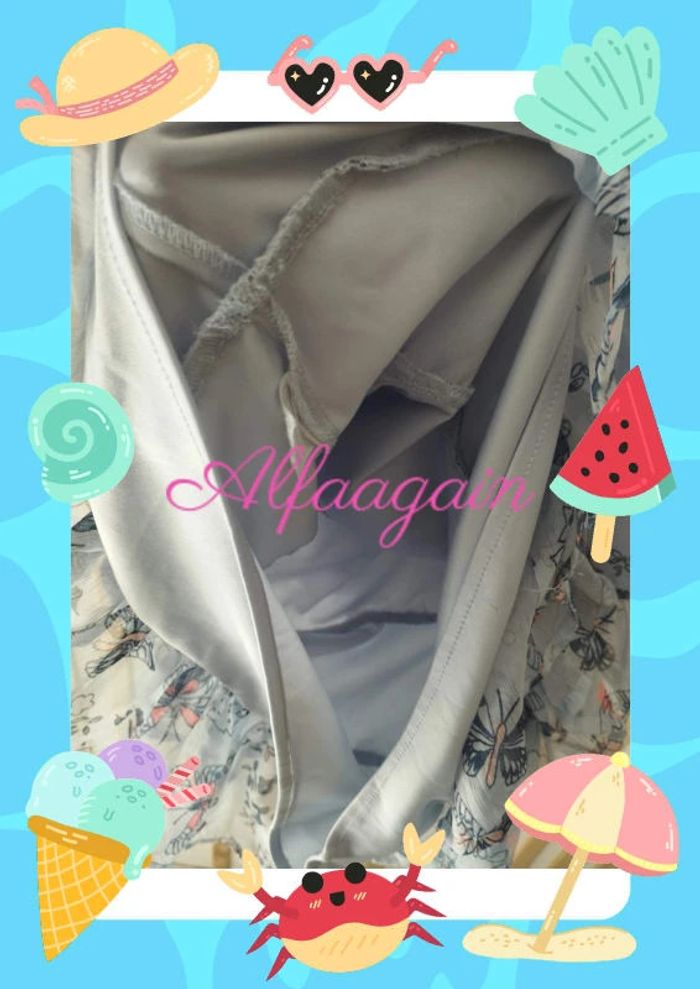 Robe bleue volants 8ans Gémo - photo numéro 7