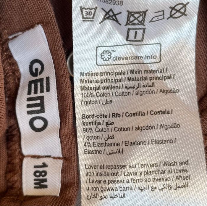 T-shirt manches longues NEUF 18m - photo numéro 7