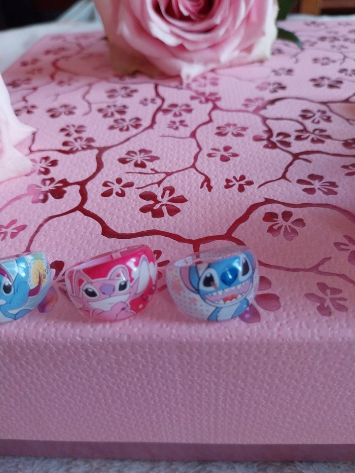 Lot de 3 bagues stitch pour 2e - photo numéro 4