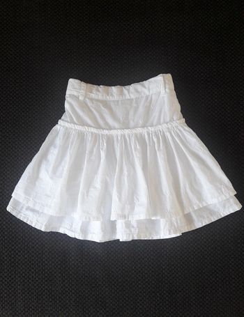 Jupe blanche Okaidi 8 ans